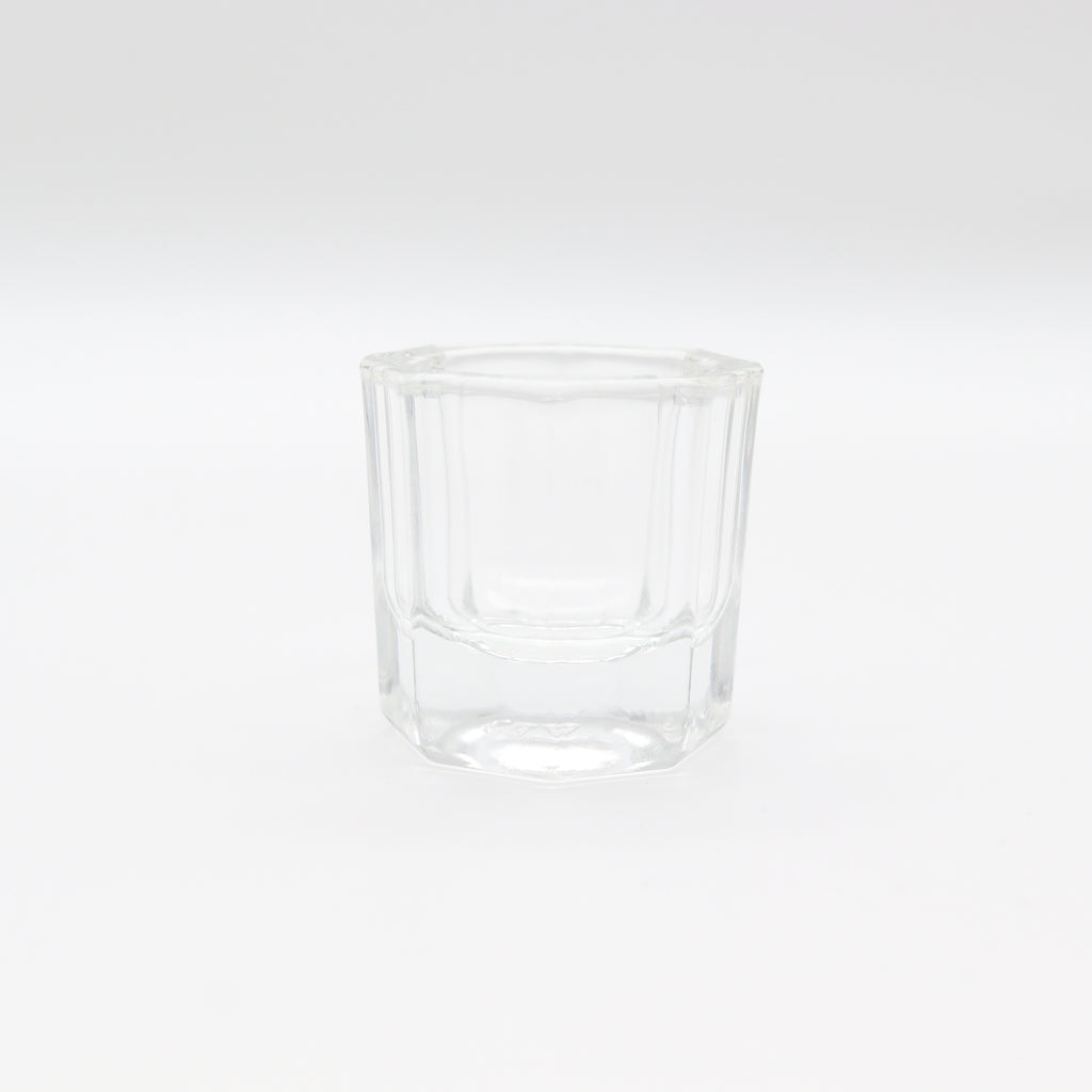 "Premium Dappen Dish – Keep Your Liquids Secure with our High-Quality Glass Dish - Ideal for Nail Art, Acrylics, and More!"